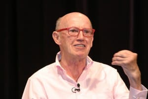 Professor David Hughes spearking at Lambex 2014.