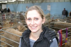 Ballarat-based shearing contractor Emma Morvell