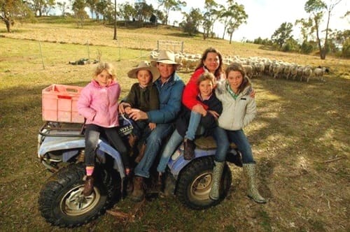 Peter and Sally Strelitz and family started Milly Hill near Armidale in 2008. 