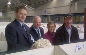 wool market Melb AWN Kelvin Shelley, Len, Ruth, Geoff Menzel Sept 10 2014