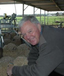 Outgoing Sheep CRC chairman Dr John Keniry