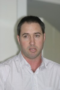 ALS livestock manager Ben Verrall