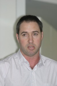 ALS livestock manager Ben Verrall