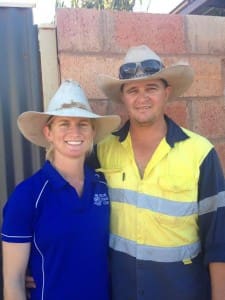 Queensland sheep producers Bob an Amy Brown