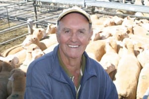 Clarke's Hill lamb producer Con Powell was happy with Wagstaff paying $148 for his 50 24kg cwt lambs at Ballarat on Tuesday.