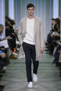 A PJohnson garment is modelled at the Woolmark menswear final