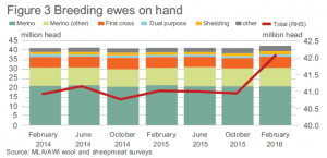 Ewes on hand April-2016