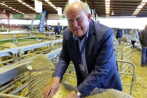Bruce Peat of Echuca, Victoria, began value-adding his Dohne lambs finished on saltbush this year.
