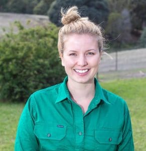 Latrobe University PhD student and footrot researcher Nickala Best.