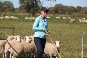 Leonie Spriggs from Tilpa took part in the Advanced Stock Movement and Management workshop held at Yantabangee Station, Wilcannia.