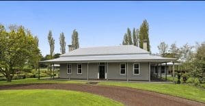 The Cheviot Hills homestead.